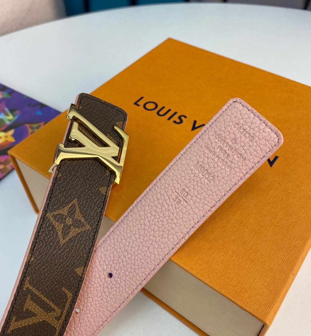 1:1 Replica Louis Vuitton LV Iconic Reversible Belt Monogram Canvas, LV Women Belt M0557V