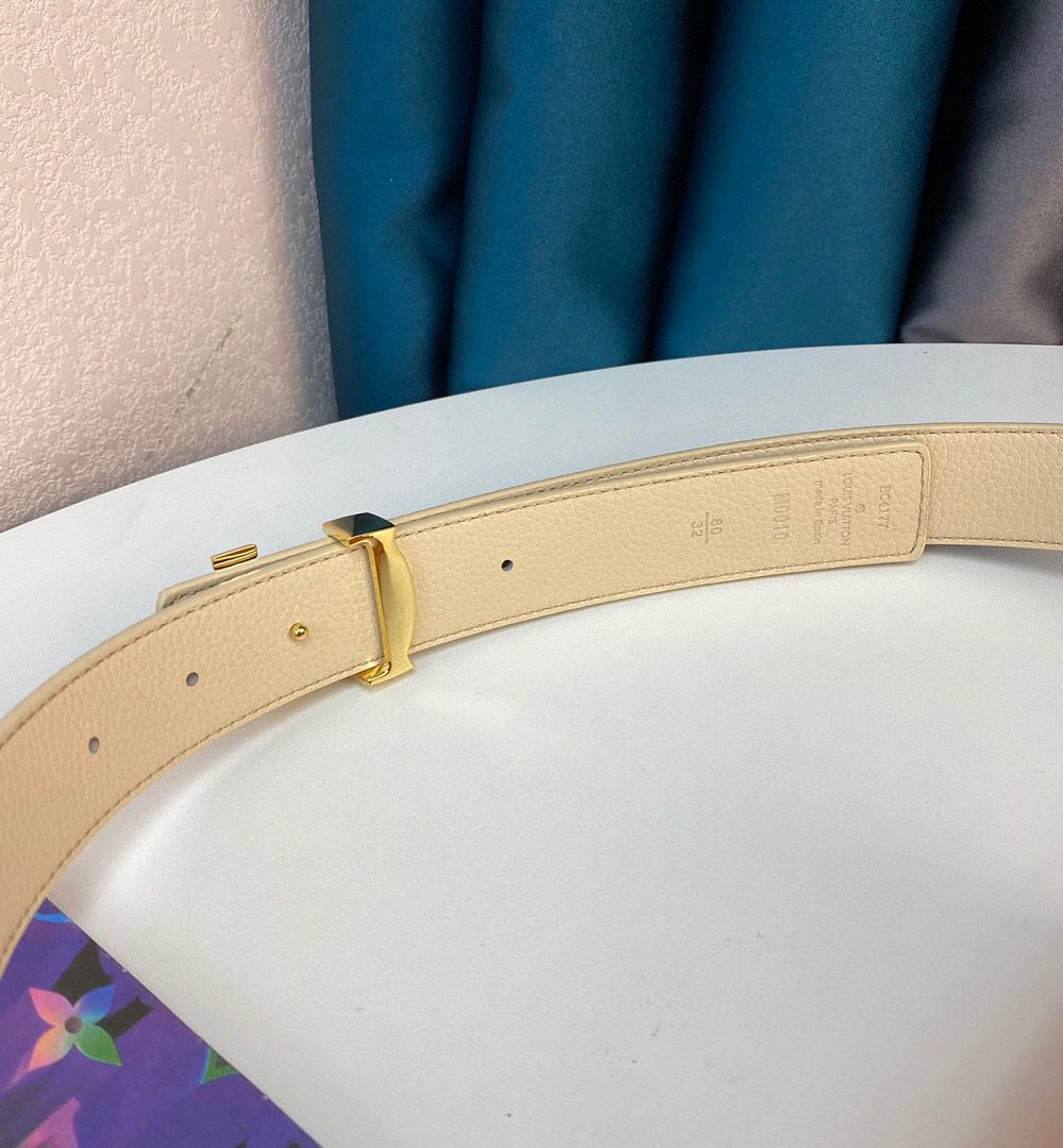 1:1 Replica Louis Vuitton LV Initiales Reversible Belt Monogram Canvas, LV Women Belt