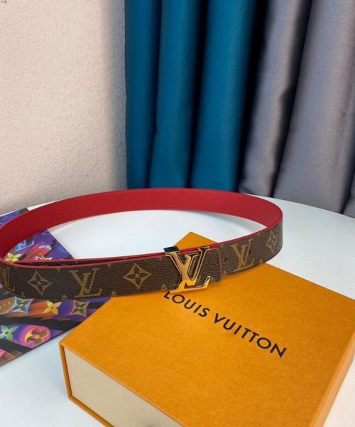 1:1 Replica Louis Vuitton LV Initiales Reversible Belt Monogram Canvas, Woment Belt M0322T