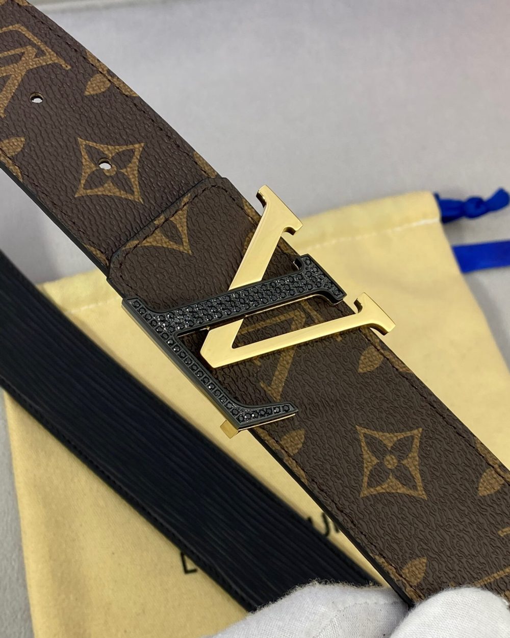1:1 Replica Louis Vuitton LV Reversible Belt Monogram Canvas, LV Women Belt
