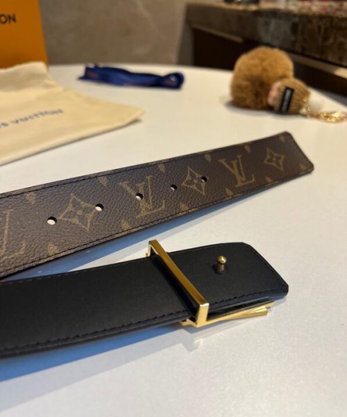 1:1 Replica Louis Vuitton LV Shake Reversible Belt Monogram Canvas Brown, LV Women Belt