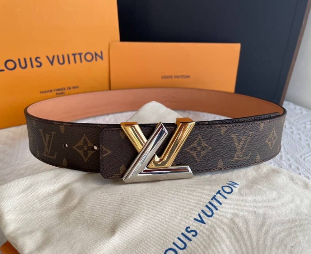 1:1 Replica Louis Vuitton LV Twist Monogram Canvas, LV Women Belt