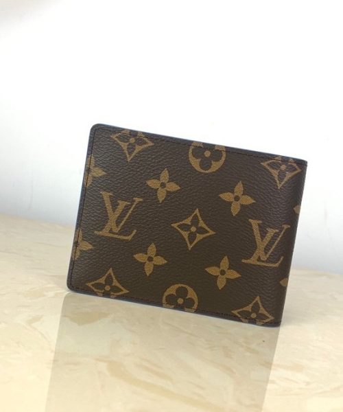 1:1 Replica Louis Vuitton LV x NBA Multiple Wallet Monogram Canvas For Men, Men's Wallet 4.5in/11.5cm LV M80105