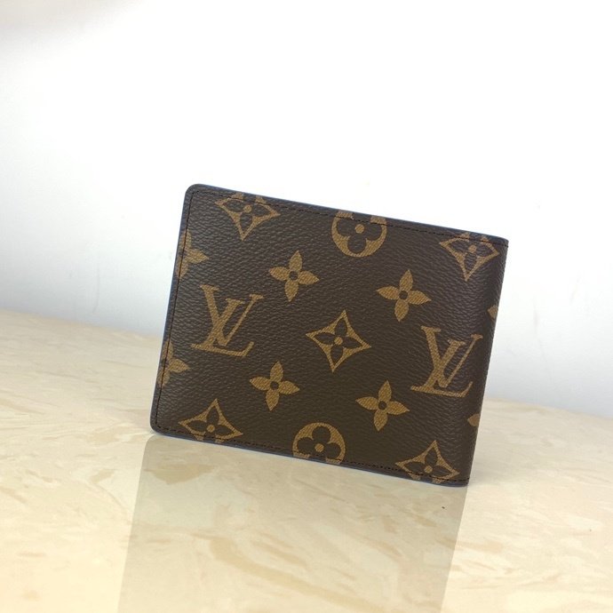 1:1 Replica Louis Vuitton LV x NBA Multiple Wallet Monogram Canvas For Men, Men's Wallet 4.5in/11.5cm LV M80105 - Image 2
