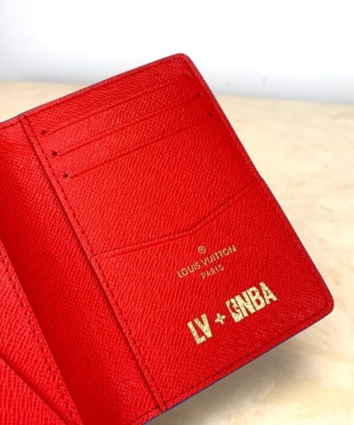1:1 Replica Louis Vuitton LV x NBA Pocket Organizer Monogram Canvas For Men, Men's Wallet 4.3in/11cm LV M80104