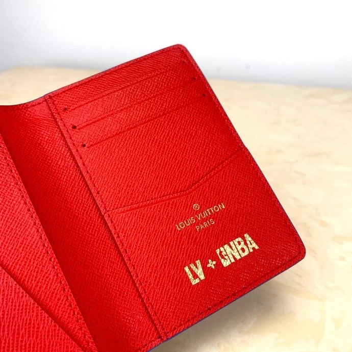 1:1 Replica Louis Vuitton LV x NBA Pocket Organizer Monogram Canvas For Men, Men's Wallet 4.3in/11cm LV M80104 - Image 2