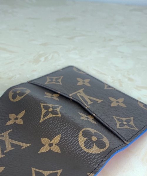 1:1 Replica Louis Vuitton LV x NBA Pocket Organizer Monogram Canvas For Men, Men's Wallet 4.3in/11cm LV M80104