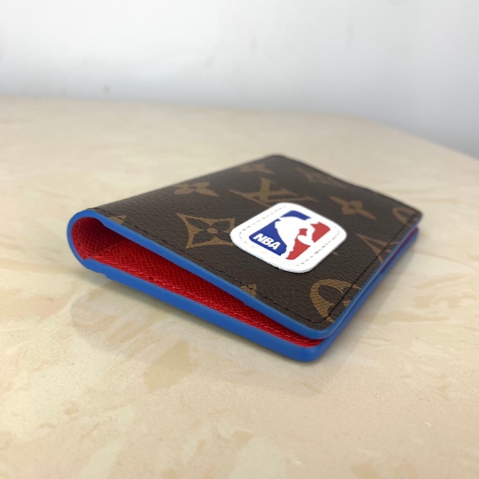 1:1 Replica Louis Vuitton LV x NBA Pocket Organizer Monogram Canvas For Men, Men's Wallet 4.3in/11cm LV M80104 - Image 5