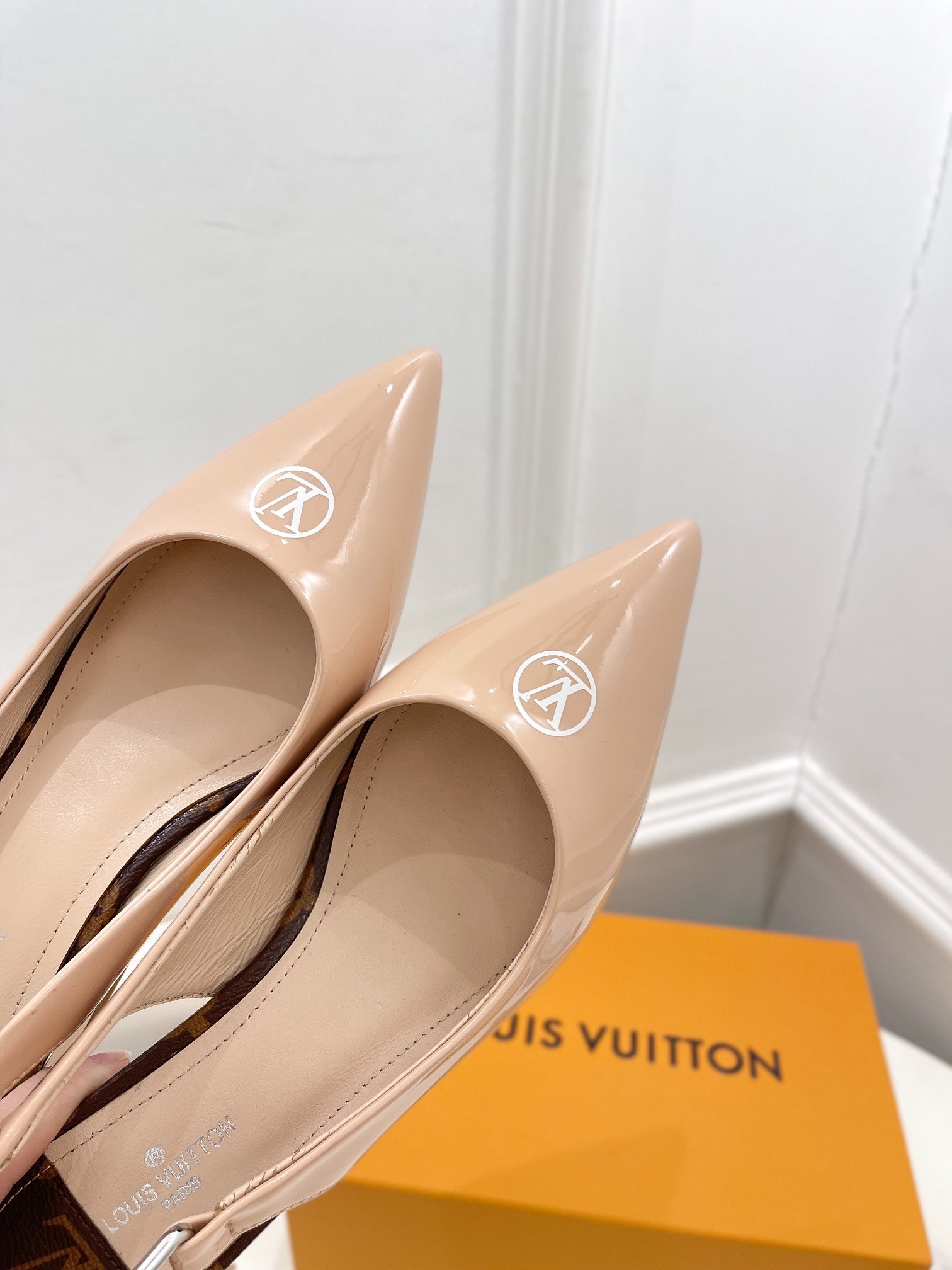 Louis Vuitton Magnetic Slingback Pump Nude For Women LV - Image 6
