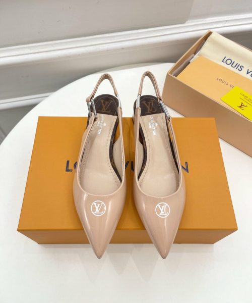 Louis Vuitton Magnetic Slingback Pump Nude For Women LV