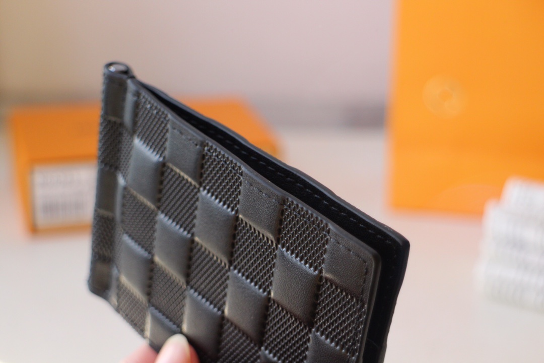 1:1 Replica Louis Vuitton Marco Wallet Damier Inifini For Men, Men's Wallet 4.5in/11.5cm LV - Image 2