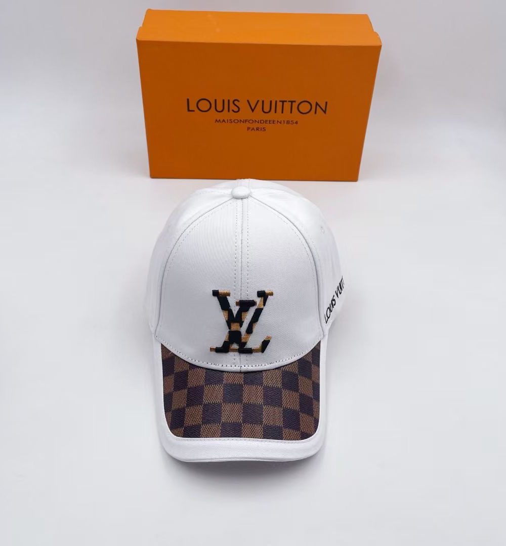 Louis Vuitton Match Cap White LV Cap
