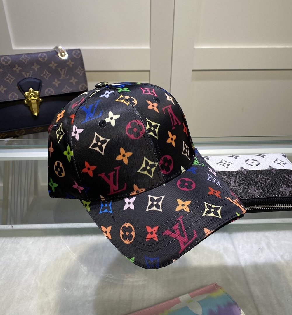 Louis Vuitton Monogram Shadow Cap In Black