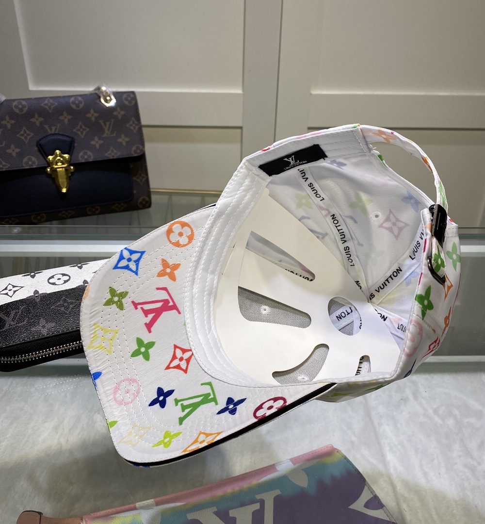 Louis Vuitton Monogram Shadow Cap In White