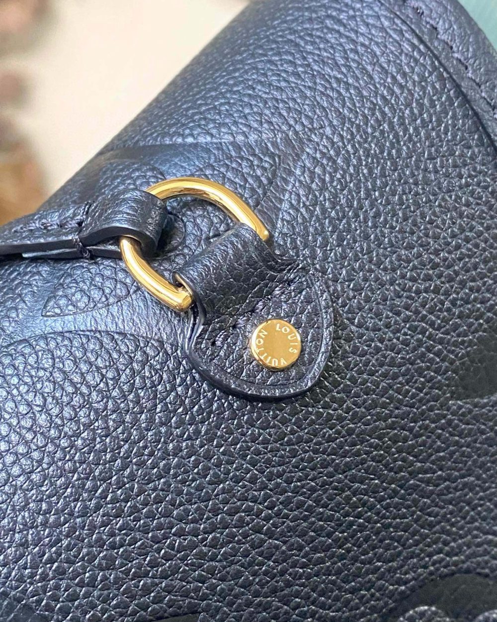 1:1 Replica Louis Vuitton LV Neverfull MM Monogram Empreinte Leather Luxury Women Bag M45685 - 31cm/ 12.2in
