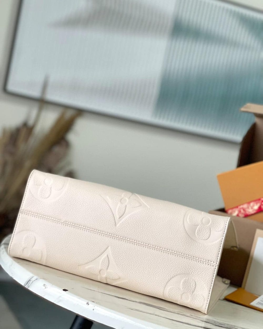 1:1 Replica Louis Vuitton LV Onthego MM Monogram Empreinte Leather Luxury Bag For Women M46531 - 35cm