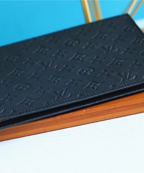 1:1 Replica Louis Vuitton Poche Toilette 26 Monogram Empreinte Black For Women, Women's Wallets 9.8in/25cm LV