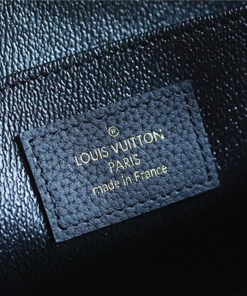 1:1 Replica Louis Vuitton Poche Toilette 26 Monogram Empreinte Black For Women, Women's Wallets 9.8in/25cm LV