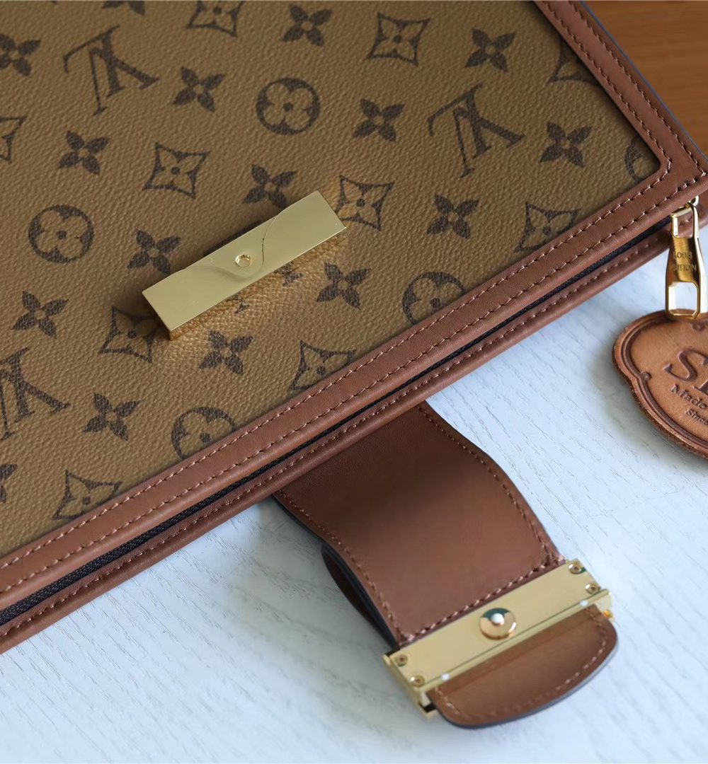 1:1 Replica Louis Vuitton Pochette Dauphine Monogram and Monogram Reverse Canvas For Women, Women's Wallets 10.2in/26cm LV