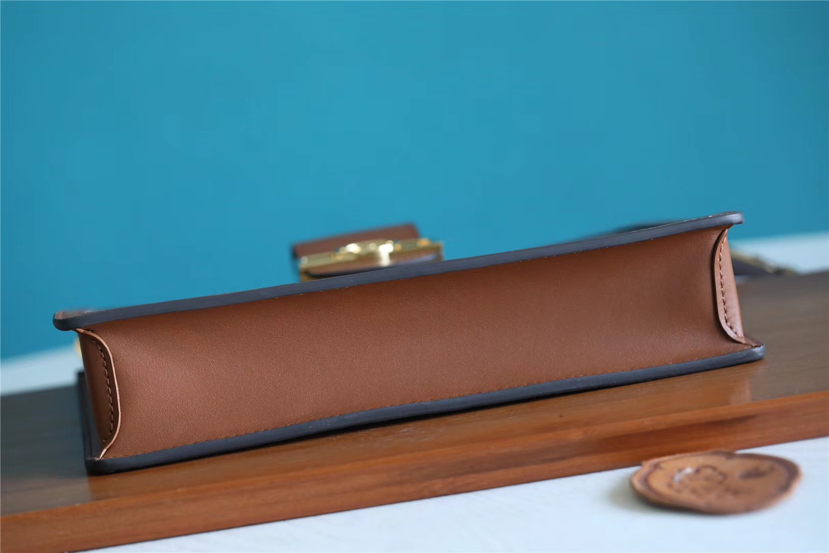 1:1 Replica Louis Vuitton Pochette Dauphine Monogram and Monogram Reverse Canvas For Women, Women's Wallets 10.2in/26cm LV - Image 5