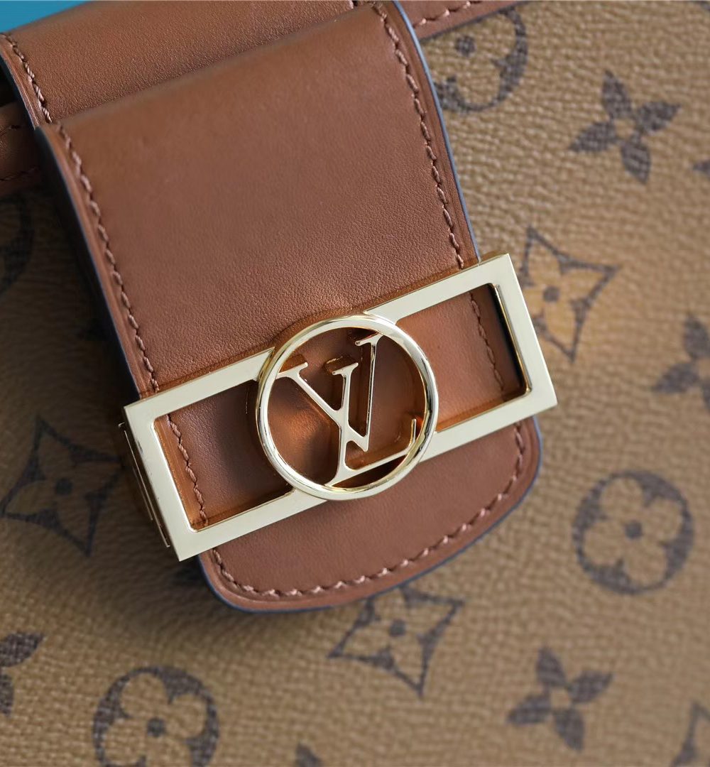 1:1 Replica Louis Vuitton Pochette Dauphine Monogram and Monogram Reverse Canvas For Women, Women's Wallets 10.2in/26cm LV