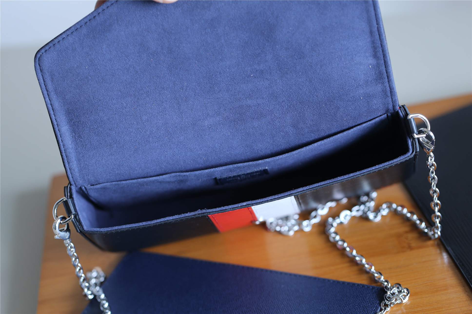 1:1 Replica Louis Vuitton Pochette Felicie Epi Black For Women, Women's Wallets 8.3in/21cm LV - Image 8