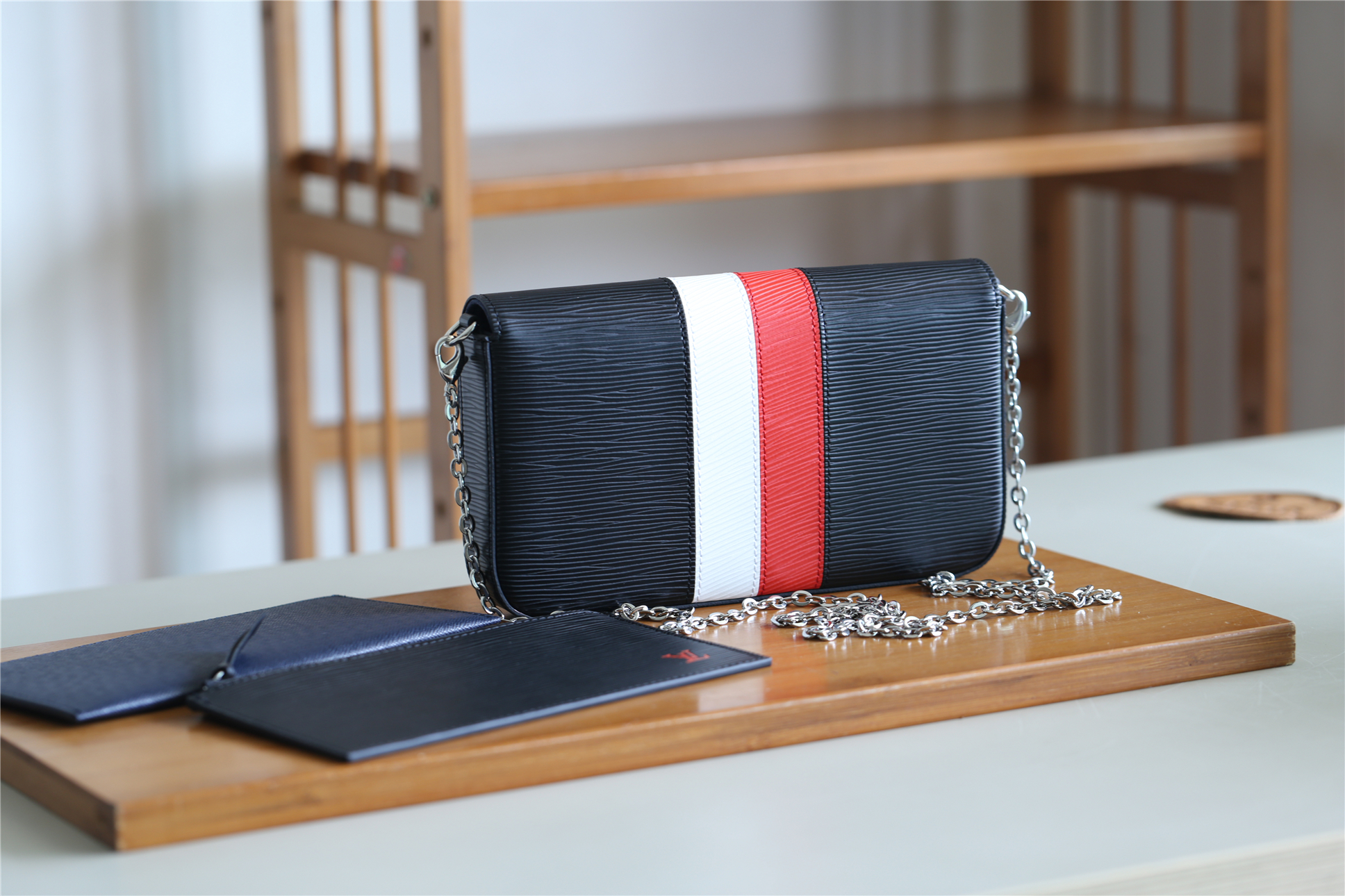 1:1 Replica Louis Vuitton Pochette Felicie Epi Black For Women, Women's Wallets 8.3in/21cm LV - Image 7