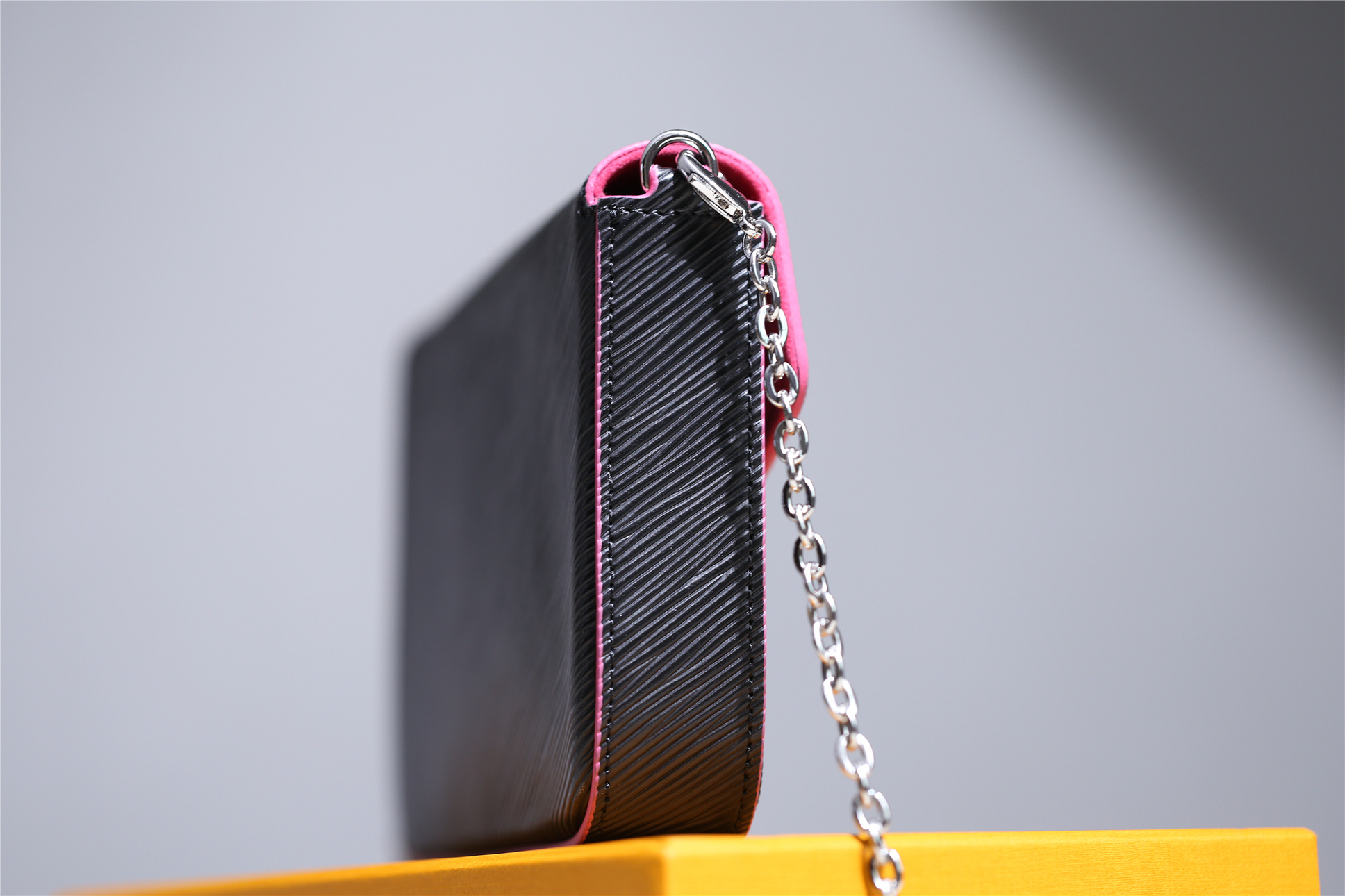 1:1 Replica Louis Vuitton Pochette Felicie Epi Black/Red For Women, Women's Wallets 8.3in/21cm LV - Image 8