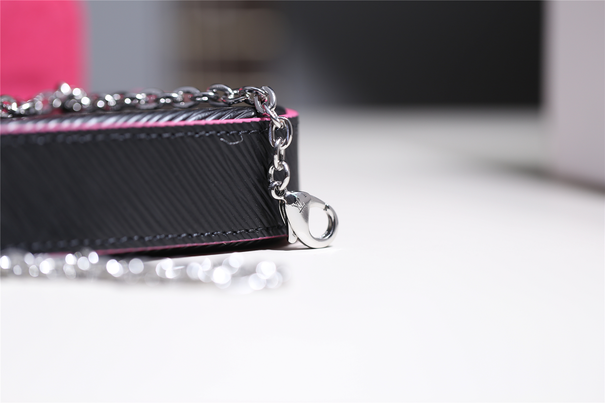 1:1 Replica Louis Vuitton Pochette Felicie Epi Black/Red For Women, Women's Wallets 8.3in/21cm LV - Image 6