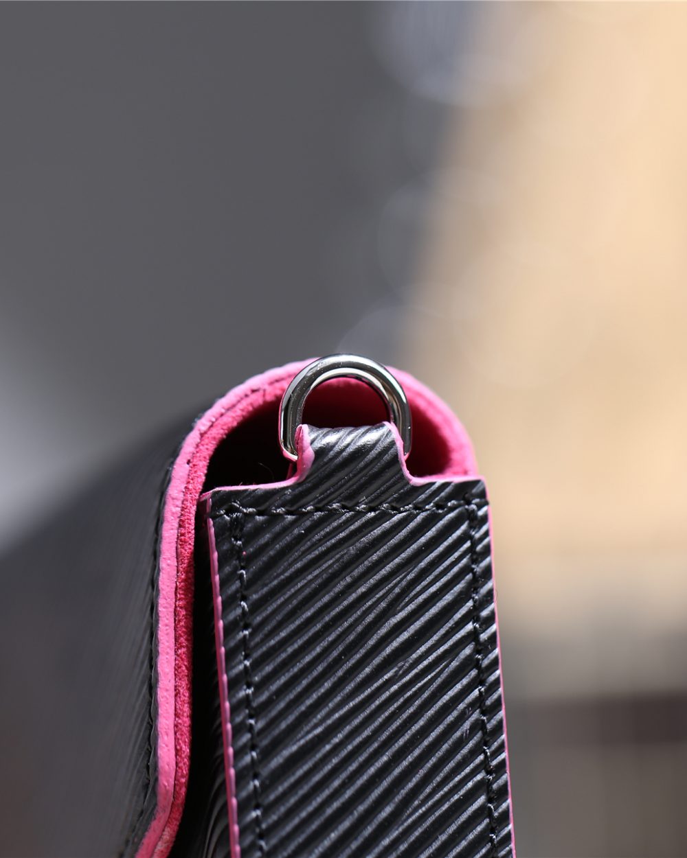 1:1 Replica Louis Vuitton Pochette Felicie Epi Black/Red For Women, Women's Wallets 8.3in/21cm LV