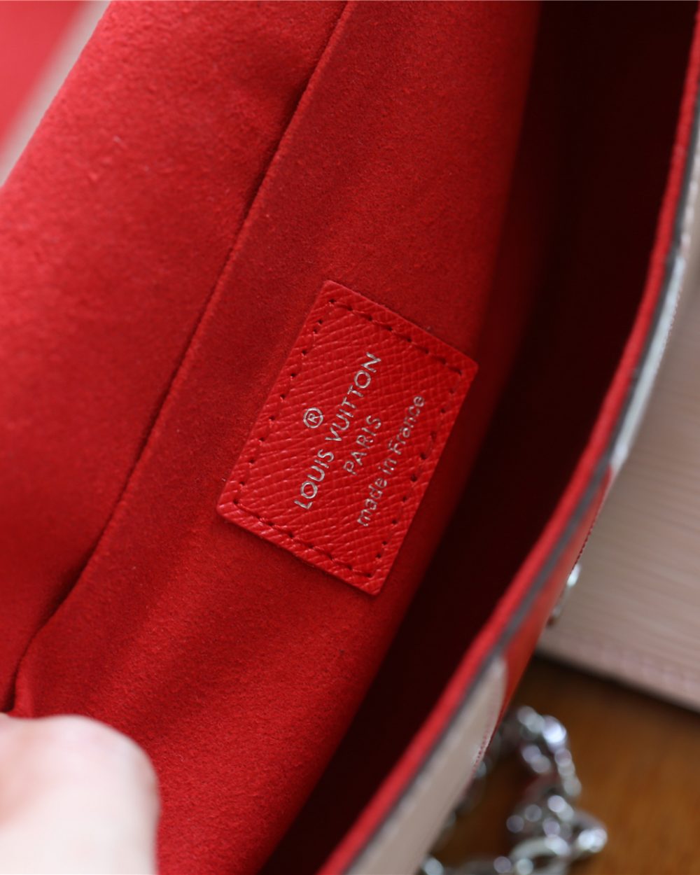 1:1 Replica Louis Vuitton Pochette Felicie Epi Rose Ballerine For Women, Women's Wallets 8.3in/21cm LV 