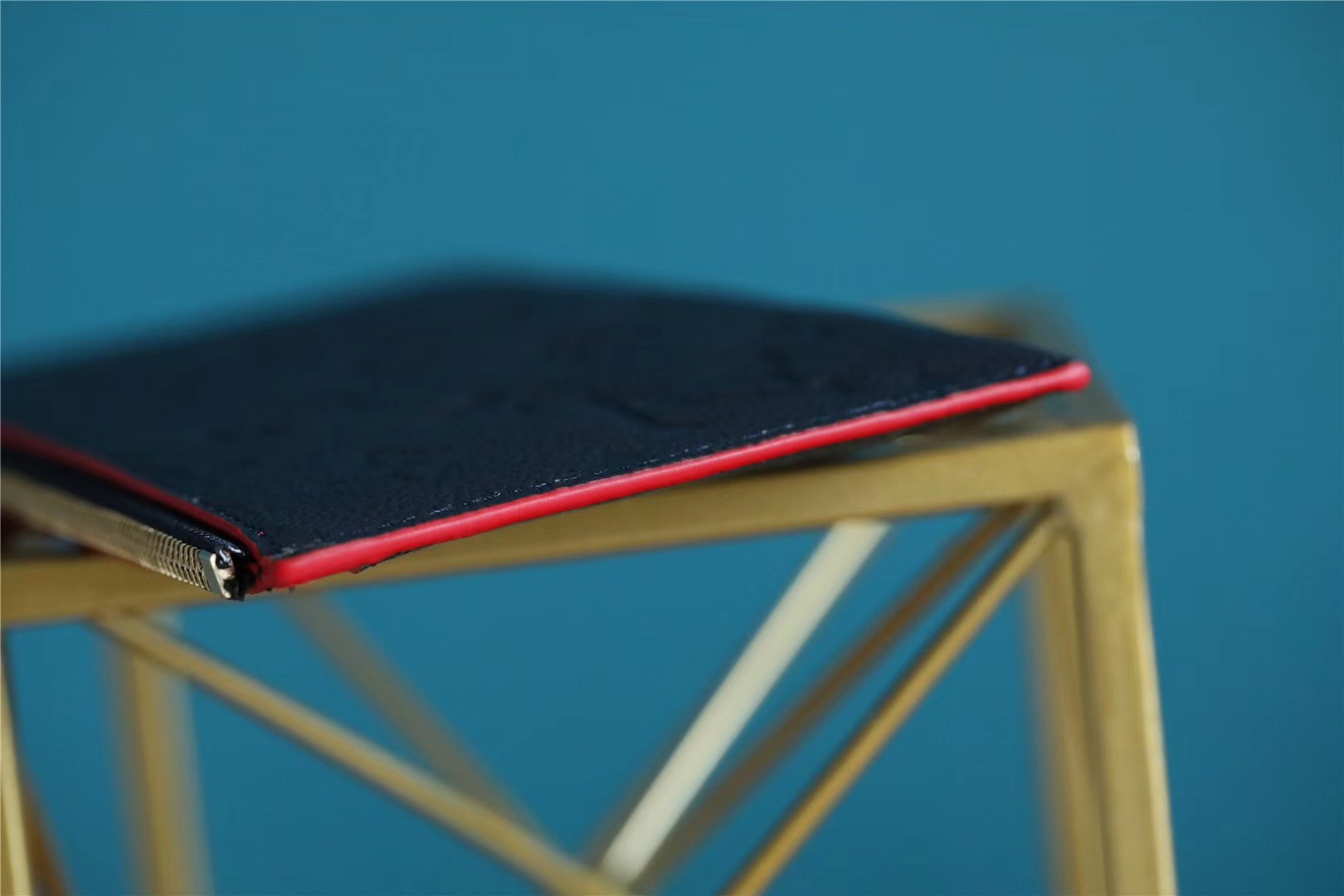 1:1 Replica Louis Vuitton Pochette Melanie BB Monogram Empreinte Dark Blue For Women, Women's Wallets 7.9in/20cm LV - Image 8