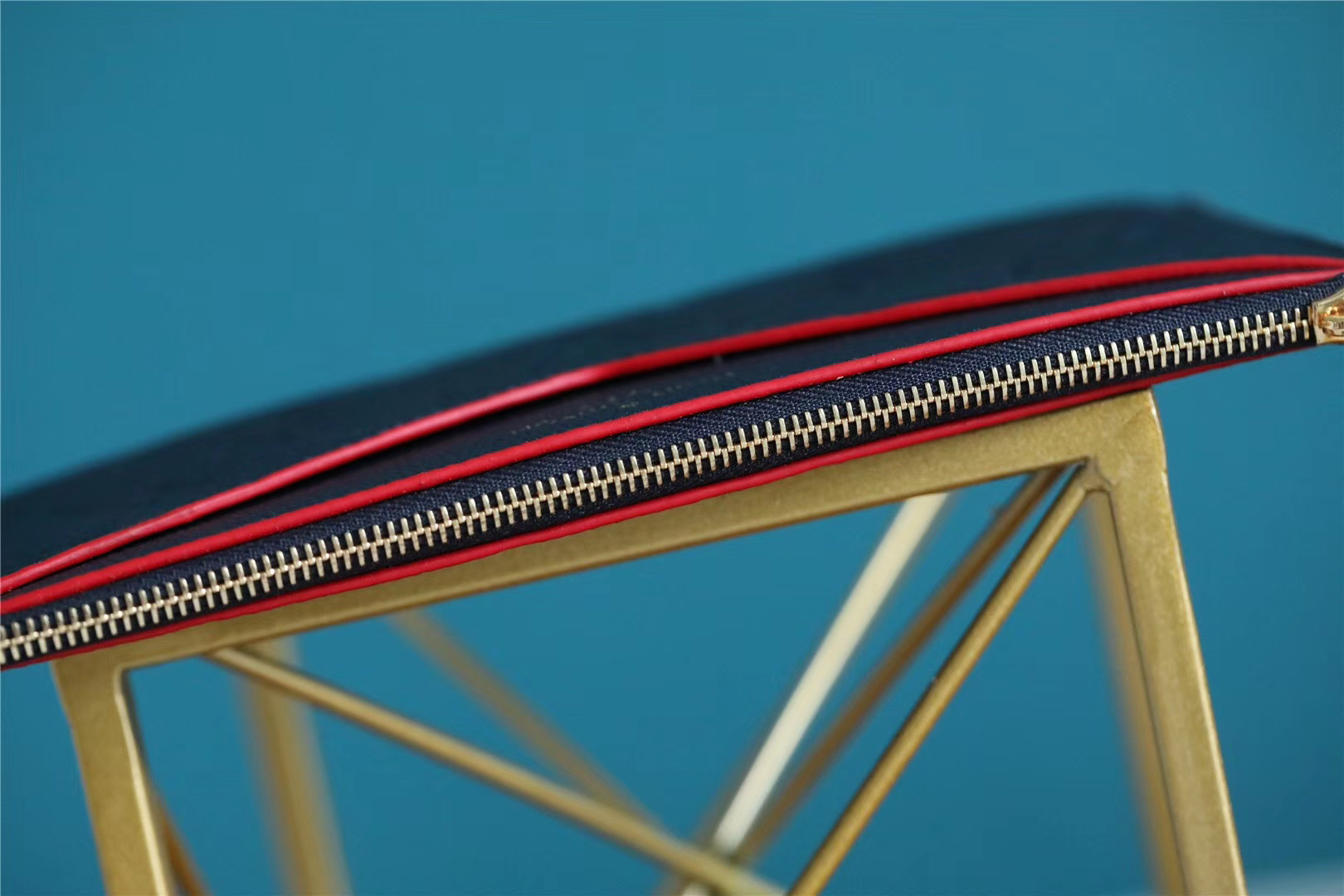 1:1 Replica Louis Vuitton Pochette Melanie BB Monogram Empreinte Dark Blue For Women, Women's Wallets 7.9in/20cm LV - Image 2