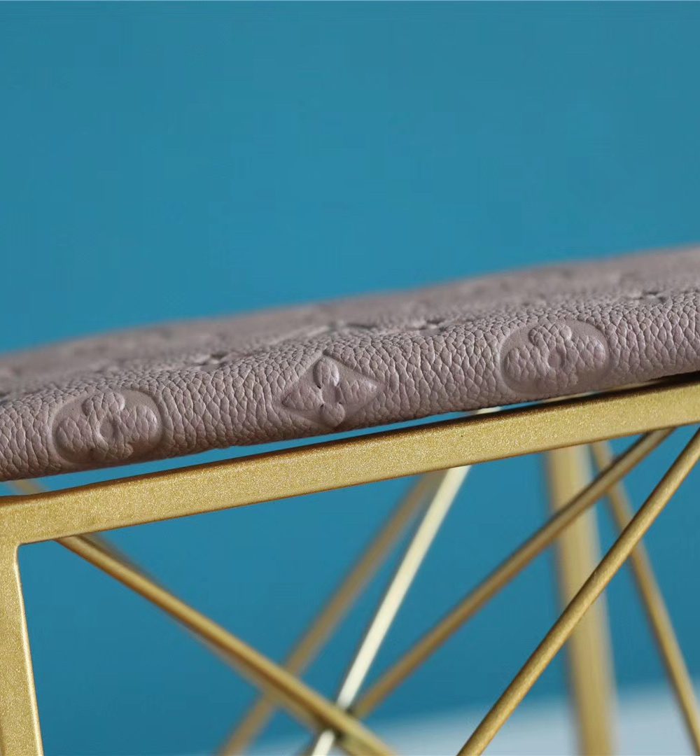 1:1 Replica Louis Vuitton Pochette Melanie BB Monogram Empreinte Grey For Women, Women's Wallets 7.9in/20cm LV