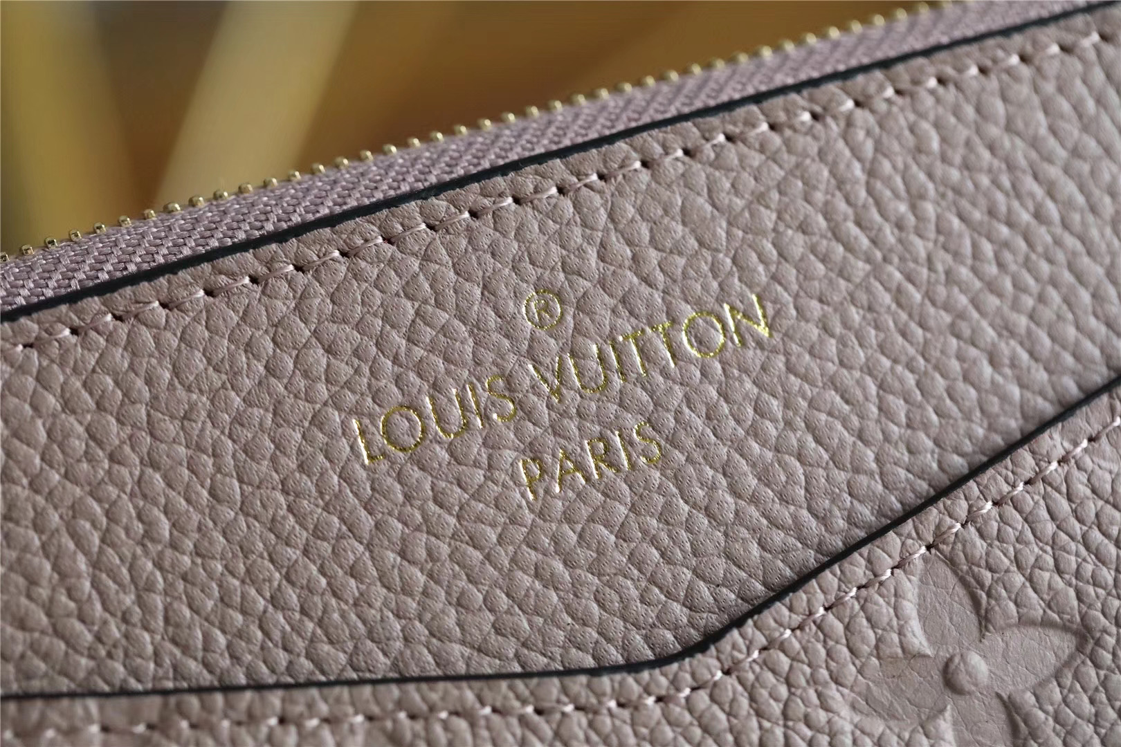 1:1 Replica Louis Vuitton Pochette Melanie BB Monogram Empreinte Grey For Women, Women's Wallets 7.9in/20cm LV - Image 6