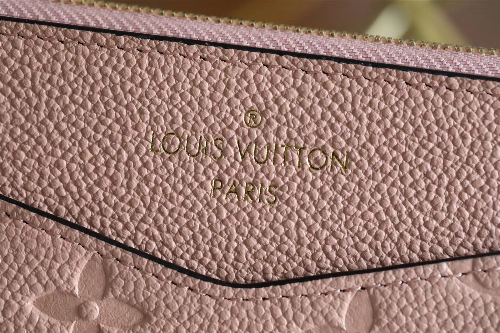1:1 Replica Louis Vuitton Pochette Melanie BB Monogram Empreinte Pink For Women, Women's Wallets 7.9in/20cm LV - Image 8