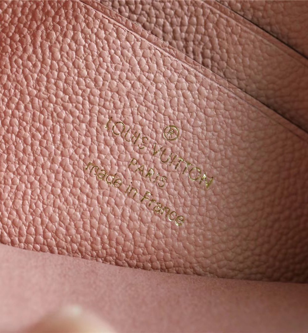 1:1 Replica Louis Vuitton Pochette Melanie BB Monogram Empreinte Pink For Women, Women's Wallets 7.9in/20cm LV