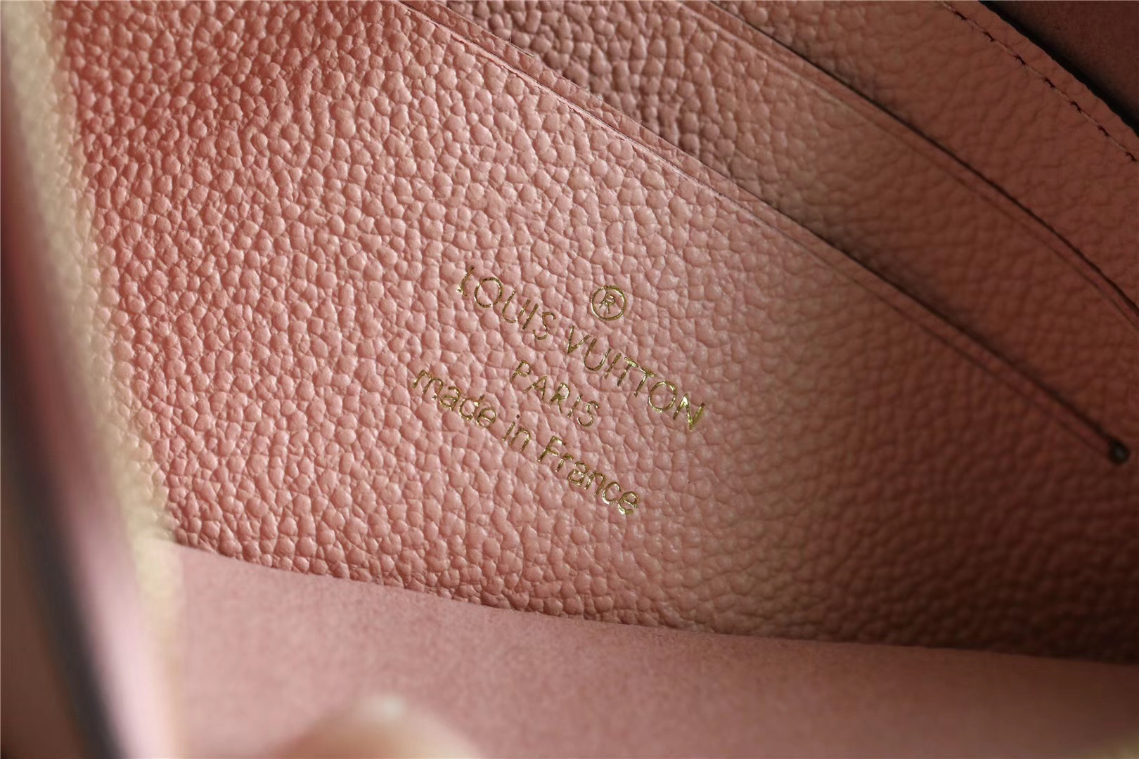 1:1 Replica Louis Vuitton Pochette Melanie BB Monogram Empreinte Pink For Women, Women's Wallets 7.9in/20cm LV - Image 2