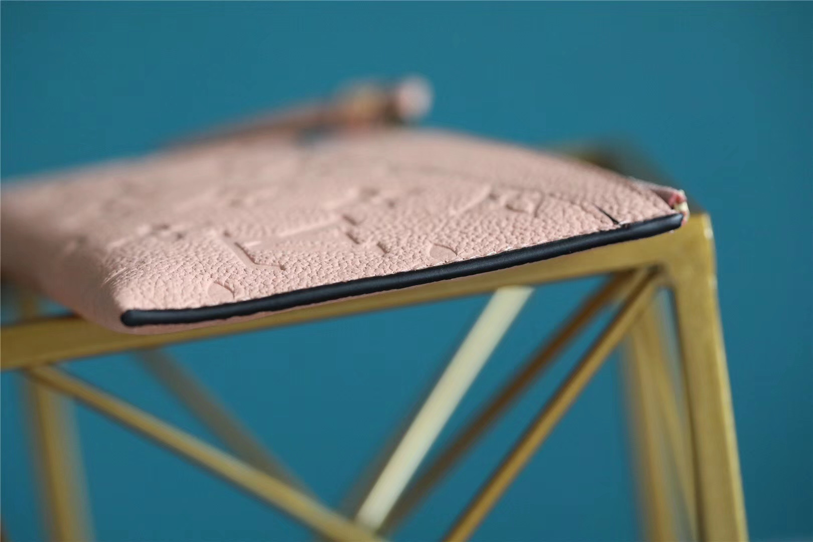 1:1 Replica Louis Vuitton Pochette Melanie BB Monogram Empreinte Pink For Women, Women's Wallets 7.9in/20cm LV - Image 5