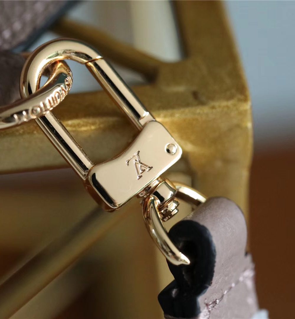 1:1 Replica Louis Vuitton Pochette Melanie MM Monogram Empreinte Beige For Women, Women's Wallets 9.2in/23cm LV