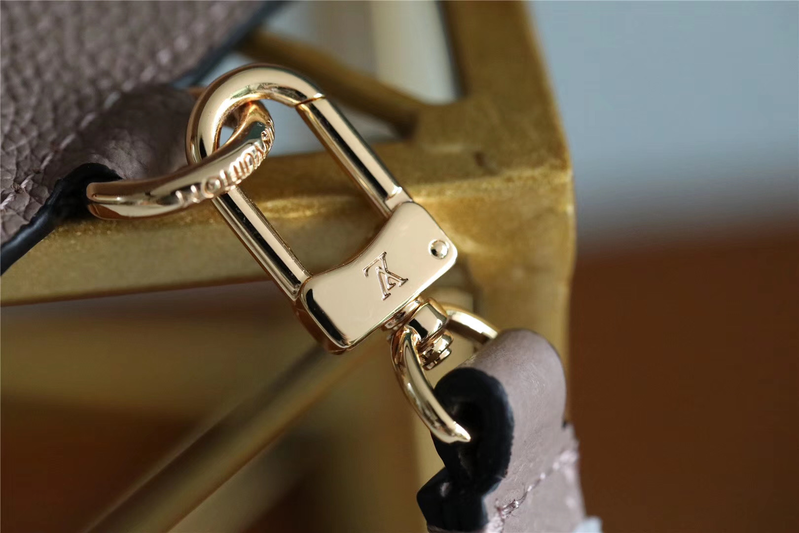 1:1 Replica Louis Vuitton Pochette Melanie MM Monogram Empreinte Beige For Women, Women's Wallets 9.2in/23cm LV - Image 6