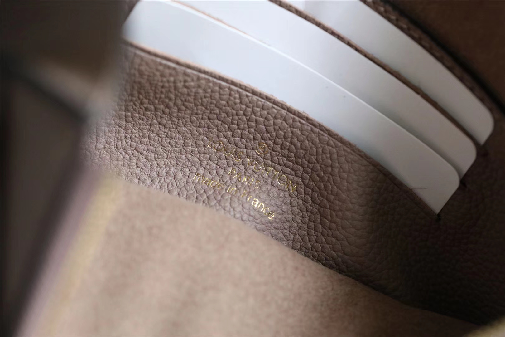 1:1 Replica Louis Vuitton Pochette Melanie MM Monogram Empreinte Beige For Women, Women's Wallets 9.2in/23cm LV - Image 5