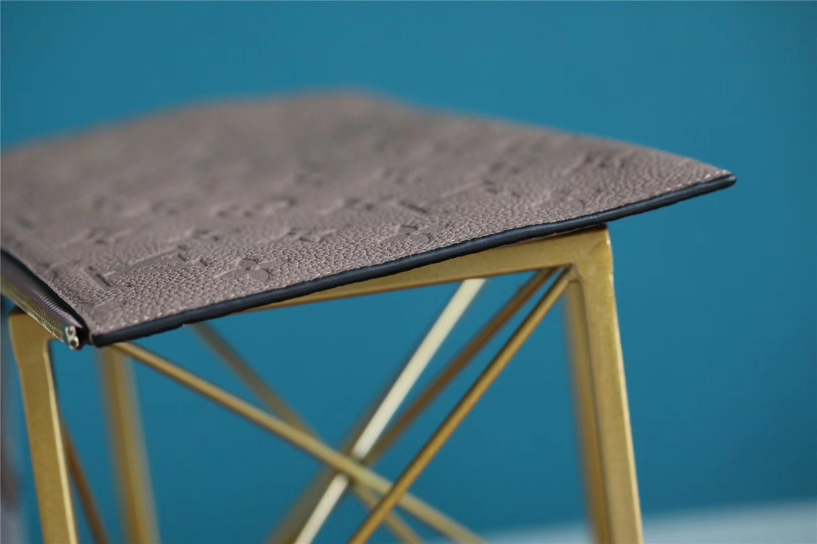 1:1 Replica Louis Vuitton Pochette Melanie MM Monogram Empreinte Beige For Women, Women's Wallets 9.2in/23cm LV - Image 7