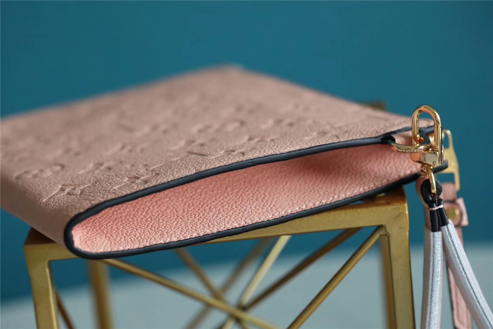 1:1 Replica Louis Vuitton Pochette Melanie MM Monogram Empreinte Pink For Women, Women's Wallets 9.2in/23cm LV - Image 5