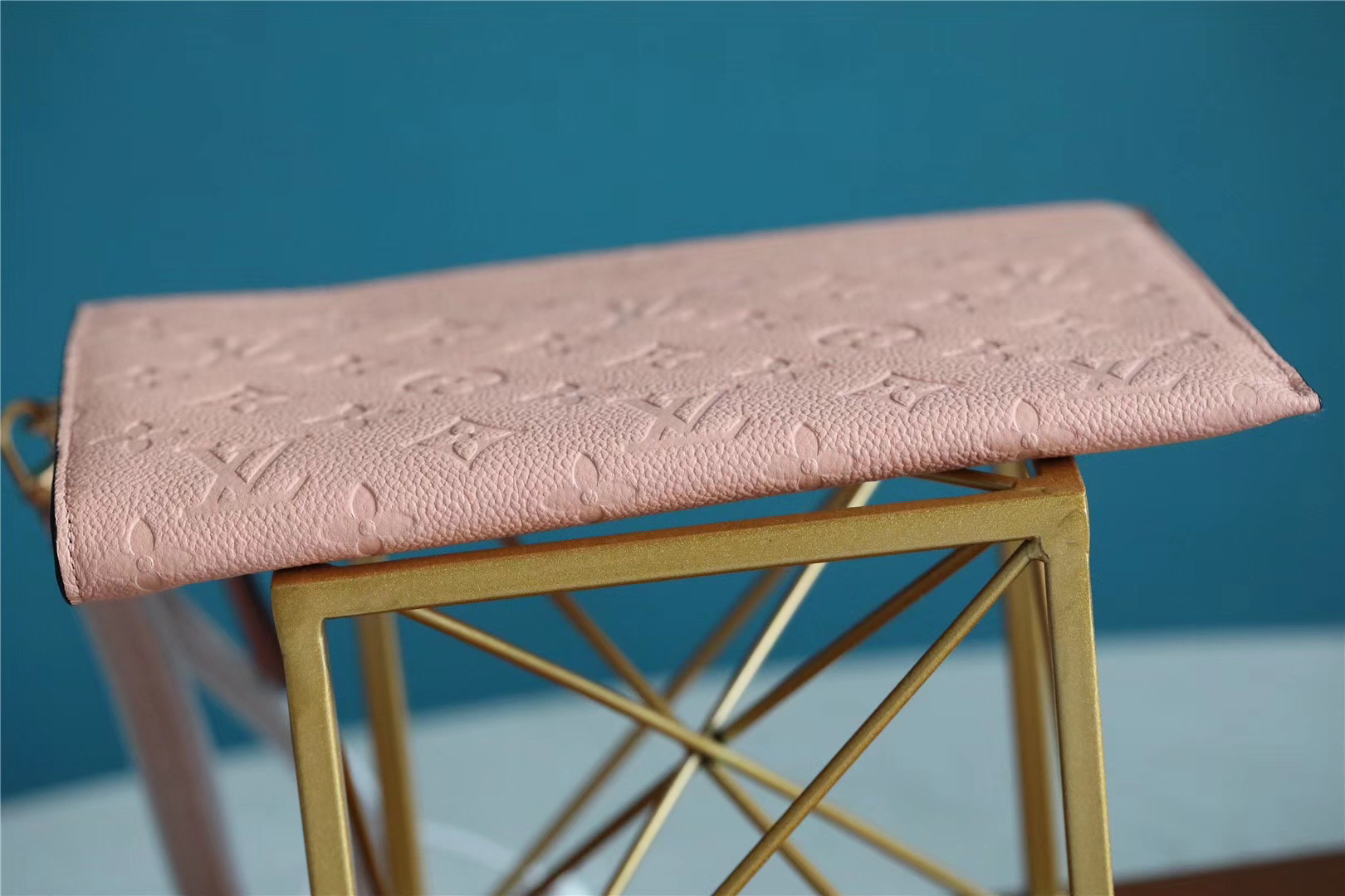 1:1 Replica Louis Vuitton Pochette Melanie MM Monogram Empreinte Pink For Women, Women's Wallets 9.2in/23cm LV - Image 6