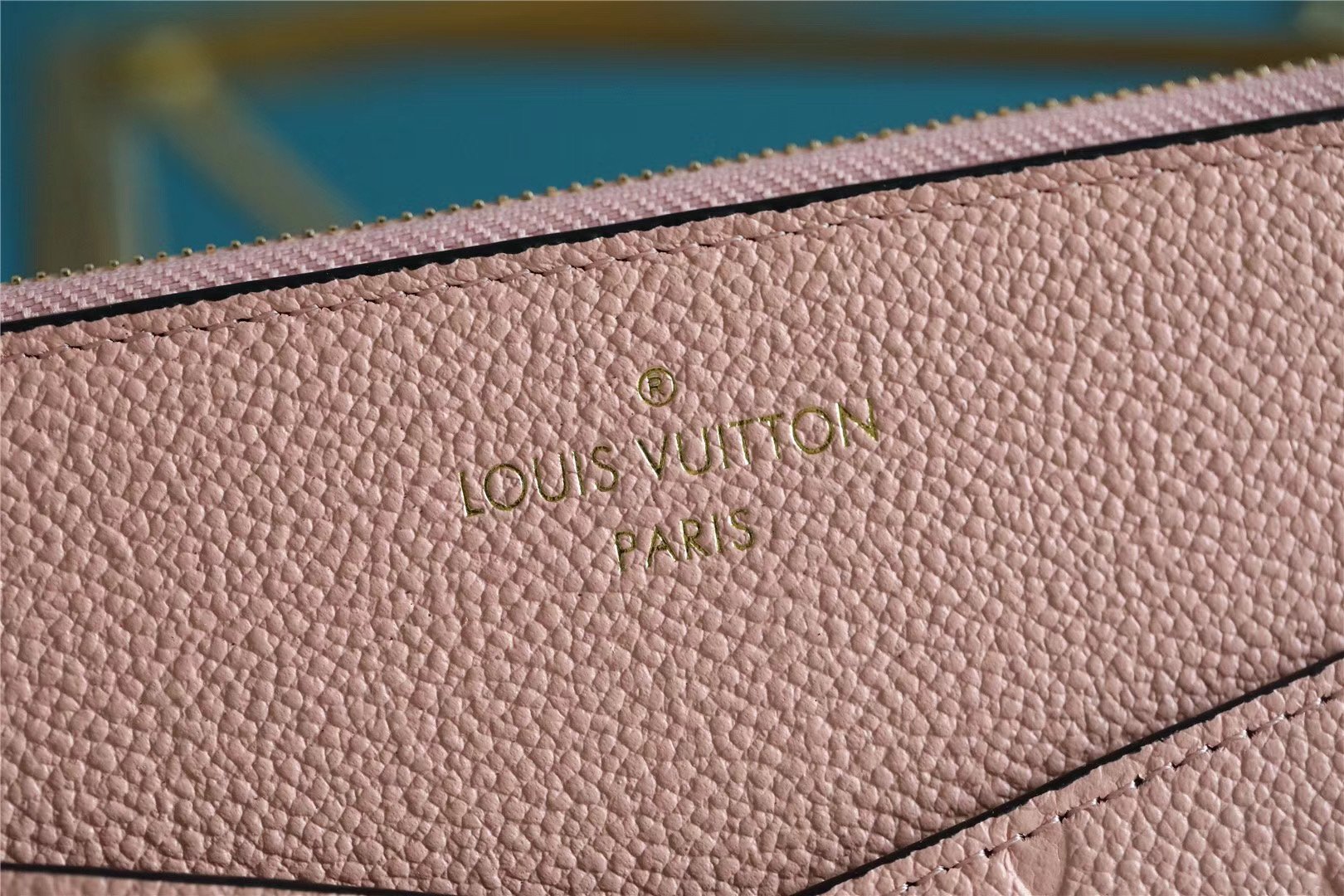 1:1 Replica Louis Vuitton Pochette Melanie MM Monogram Empreinte Pink For Women, Women's Wallets 9.2in/23cm LV - Image 9