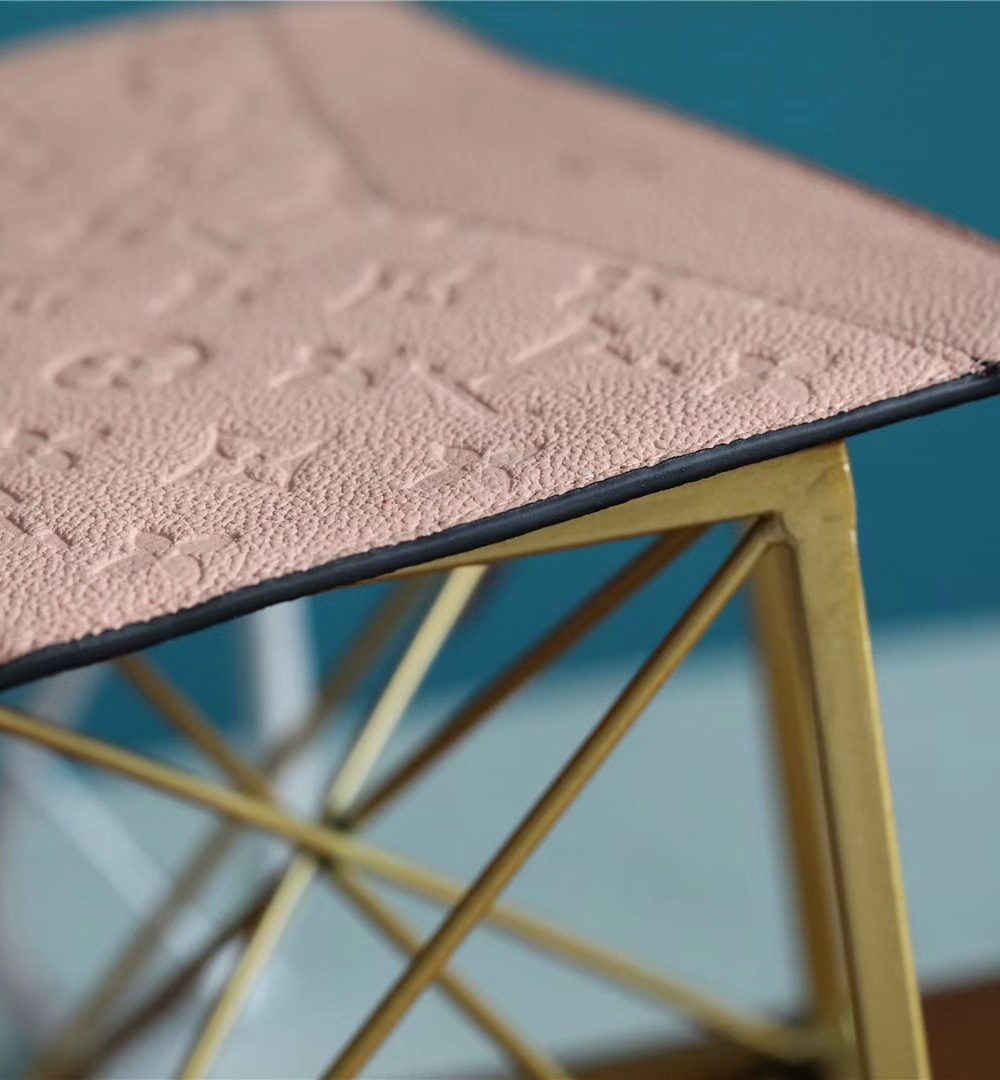 1:1 Replica Louis Vuitton Pochette Melanie MM Monogram Empreinte Pink For Women, Women's Wallets 9.2in/23cm LV