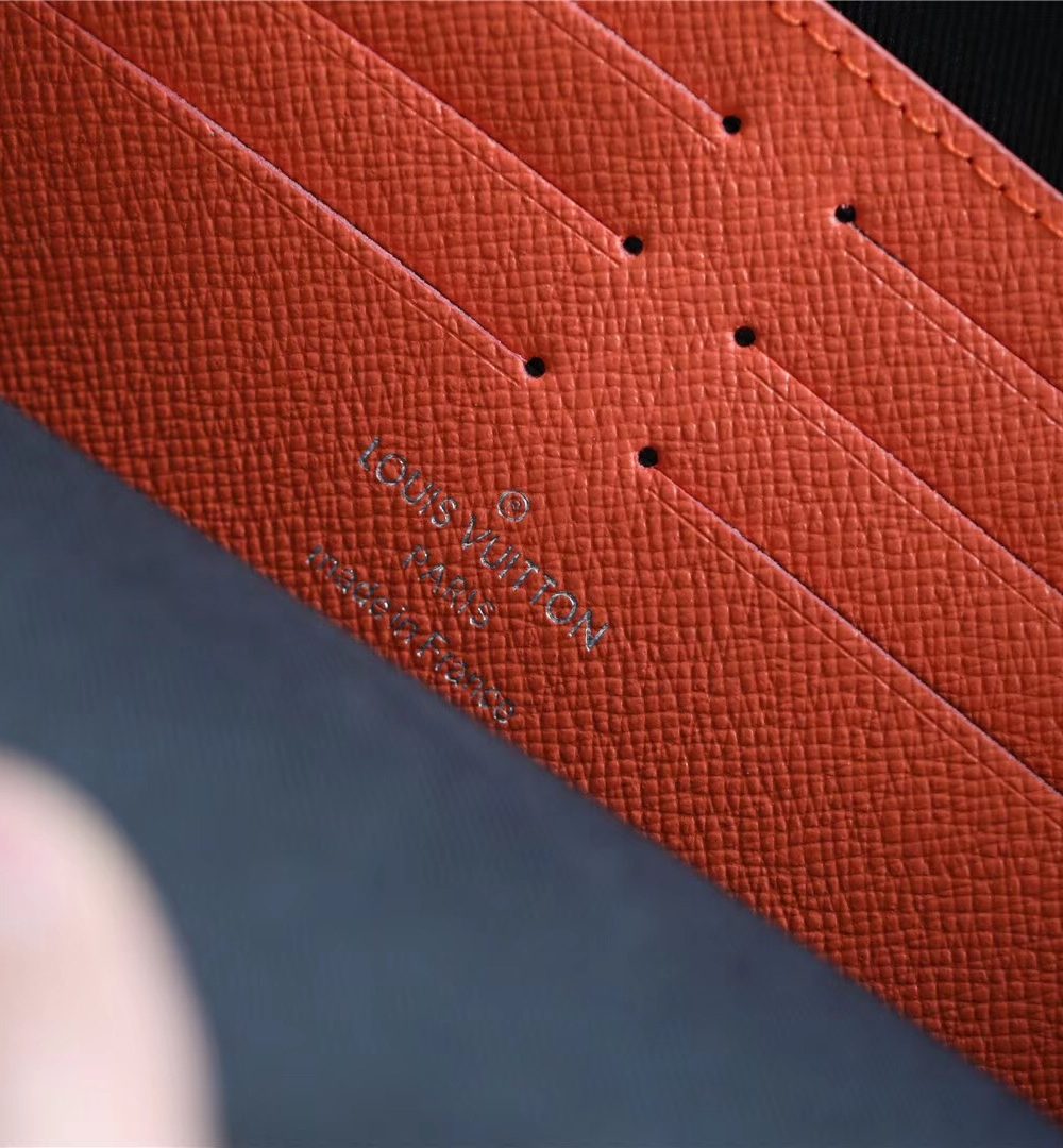 1:1 Replica Louis Vuitton Pochette Voyage MM Taiga and Monogram Eclipse Canvas Red For Women, Women's Wallets 10.6in/27cm LV