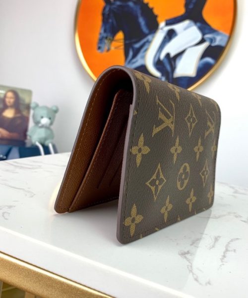 1:1 Replica Louis Vuitton Pocket Organizer Monogram Canvas For Women, Women's Wallet 5.5in/14cm LV M60181