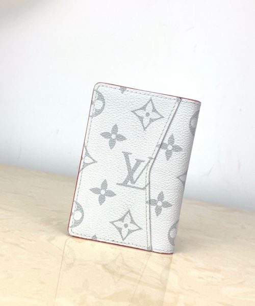 1:1 Replica Louis Vuitton Pocket Organizer Taurillon For Men, Men's Wallet 4.3in/11cm LV